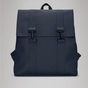 RAINS MSN waterproof backpack messenger bag 💦 navy